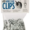 Pet Lodge Cage Clips for Small Animal Cage - Silver - 1 Lb