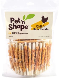 Pet 'N Shape Chik 'n Hide Twists Dog Treats - 32 Oz