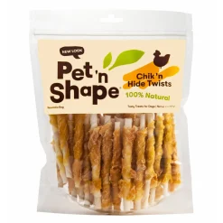 Pet 'N Shape Chik 'n Hide Twists Dog Treats - 16 Oz