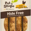 Pet 'N Shape Chik 'N Retriever Roll Hide-Free Dog Treat - 7 Oz - 4 Count