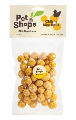 Pet 'N Shape Chik 'n Rice Balls Dog Treats - 4 Oz