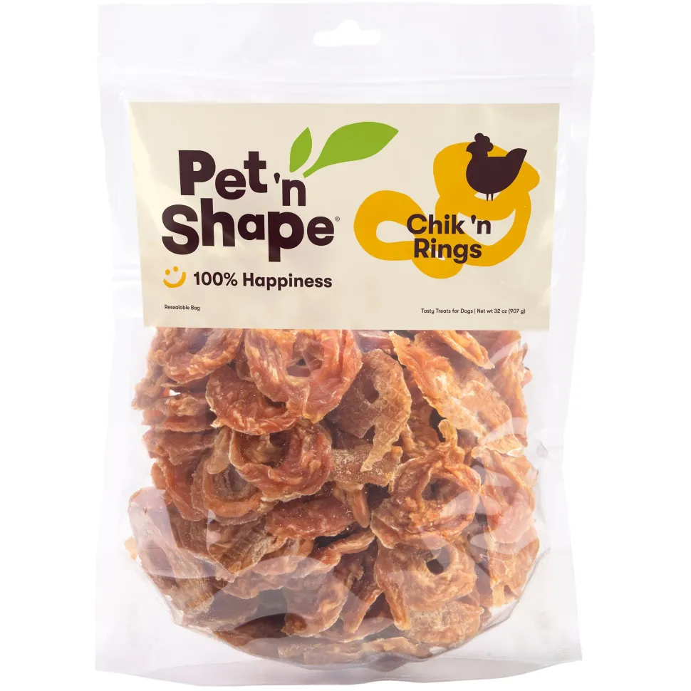 Pet 'N Shape Chik 'n Rings Dog Treat - 32 Oz