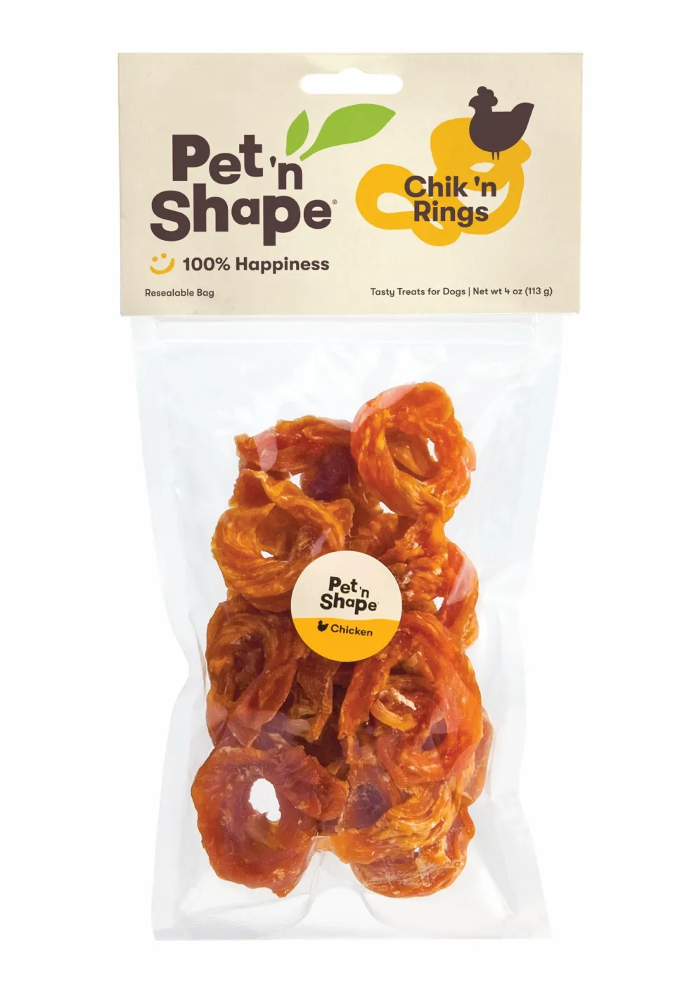 Pet 'N Shape Chik 'n Rings Dog Treat - 4 Oz