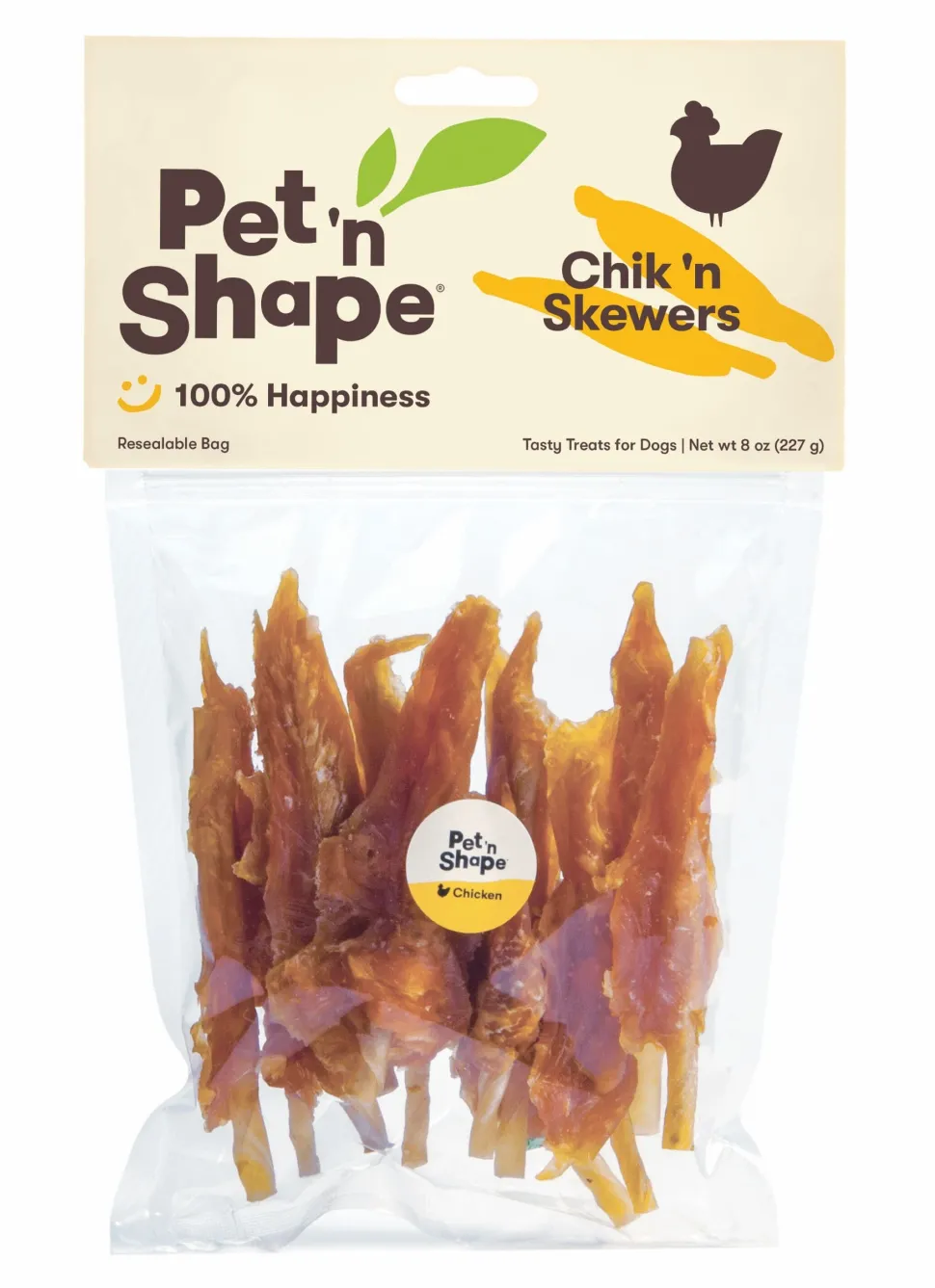 Pet 'N Shape Chik 'n Skewers Dog Treat - 8 Oz