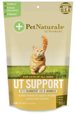 Pet Naturals of Vermont UT Support Chews for Cats - 60 ct Pouch