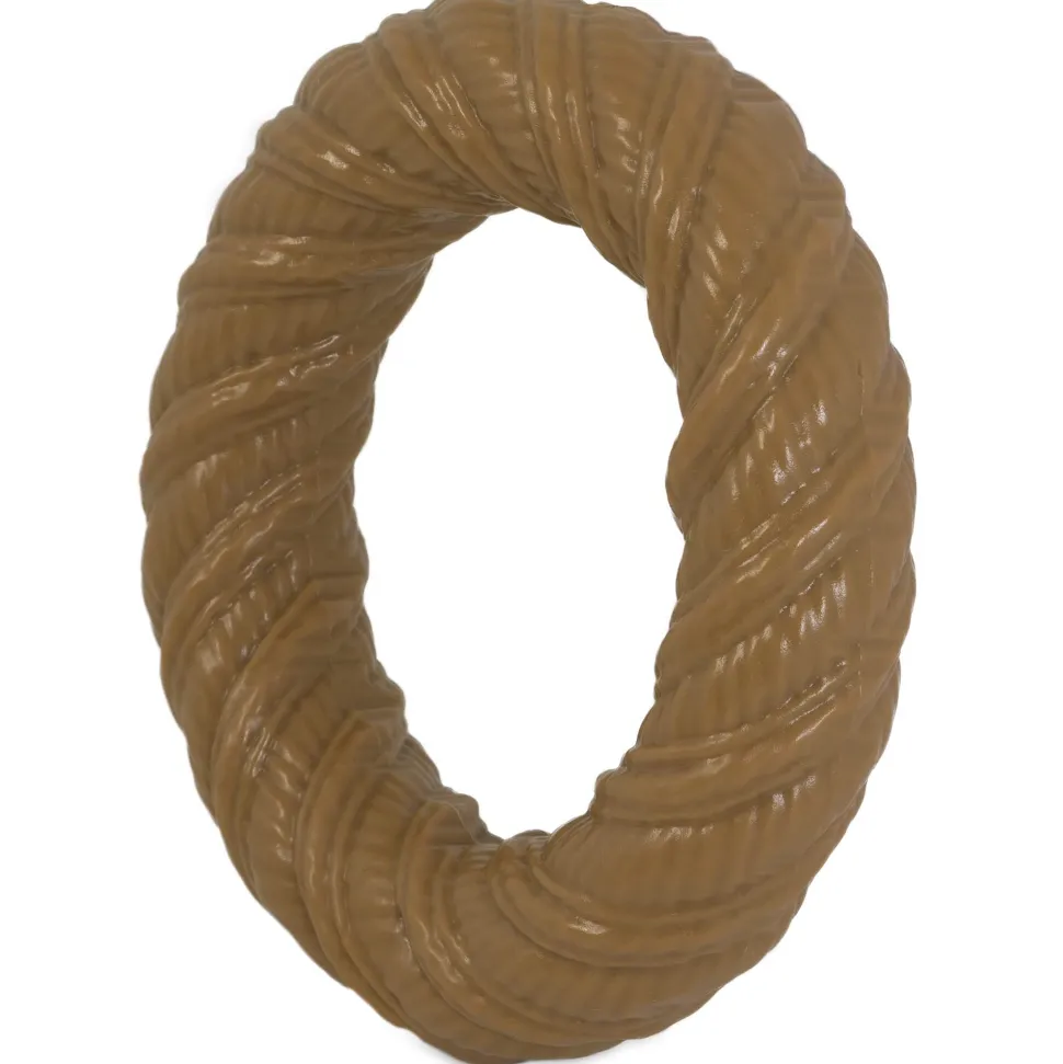 Pet Qwerks Flavor It Peanut Butter Fetch and Chew Dog Toy - Small