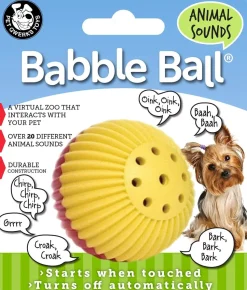 Pet Qwerks Talkin Babble Ball Dog Toy - Small