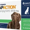 Petaction Capaction Tablets for Dogs - Under 25 Lbs - 6 Pack
