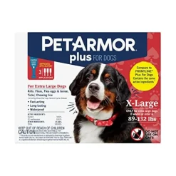 Petarmor Plus Flea and Tick for Dogs - 89 - 132 Lbs - 3 Count