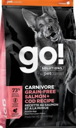 Petcurean 30/100g Petcurean GO! Carnivore Grain-Free Salmon & Cod Dry Dog Food