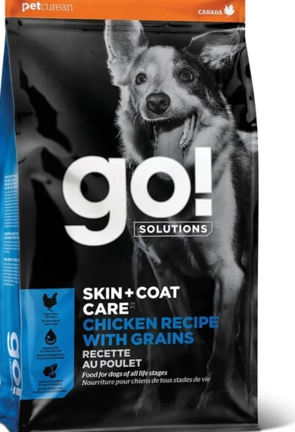 Petcurean 30/100g Petcurean GO! SKIN & Coat Chicken Recipe Dry Dog Food