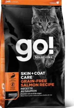 Petcurean 30/100g Petcurean GO! Skin & Coat Cat Grain Free Salmon Recipe Dry Cat Food