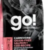 Petcurean GO! Carnivore Grain-Free Salmon & Cod Cat Dry Cat Food - 3 lb Bag