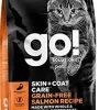 Petcurean GO! Skin & Coat Cat Grain Free Salmon Recipe (6 per bale) Dry Cat Food - 3 lb Bag