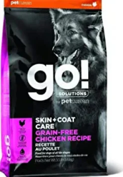 Petcurean GO! SKIN & Coat Grain Free Chicken Recipe Dry Dog Food - 25 lb Bag