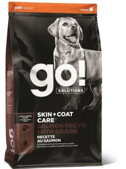 Petcurean GO! Skin and Coat Salmon with Grain Large-Breed Puppy Dry Dog Food - 12 Lbs