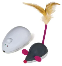 Petlinks Cheese Chaser Remote Controlled Mouse Cat Toy - Multi-Color - One Size