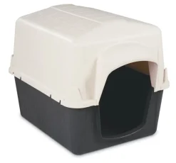 Petmate Barnhome III Dog House Bleached Linen/Black - Large