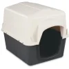 Petmate Barnhome III Dog House Bleached Linen/Black - Medium