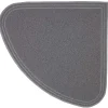 Petmate Corner Cat Litter Mat Gray - One Size