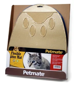 Petmate Flexible Cat Litter Mat Assorted - One Size
