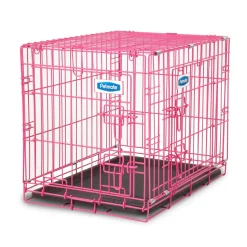 Petmate Puppy 2-Door Training Retreat Kennel - Pink - 24 in