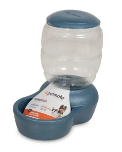 Petmate Replendish Feeder with Microban Pearl Peacock Blue - XXS