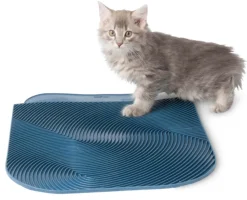 Petmate Rubberized Cat Litter Mat Assorted - One Size