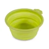 Petmate Silicone Round Travel Pet Bowl Go Go Green - Small