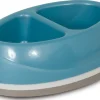 Petmate Ultra Double Diner Dog Bowl Lightweight Assorted - Large