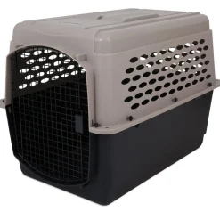 Petmate Vari Dog Kennel - Taupe, Black - 40 in