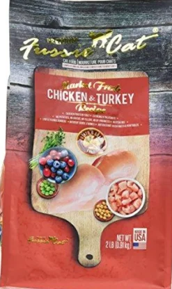 Pets Global Fussie Cat Market Fresh Chicken & Turkey Formula Dry Cat Food - 10 lb Bag