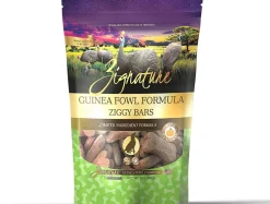 Pets Global Grain-Free Ziggy Bars Zignature Guinea Fowl Formula Biscuit Dog Treats - 12 oz Bag
