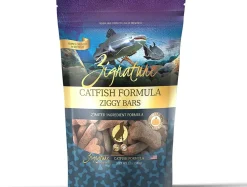 Pets Global Grain-Free Ziggy Bars Zignature Catfish Formula Biscuit Dog Treats - 12 oz Bag