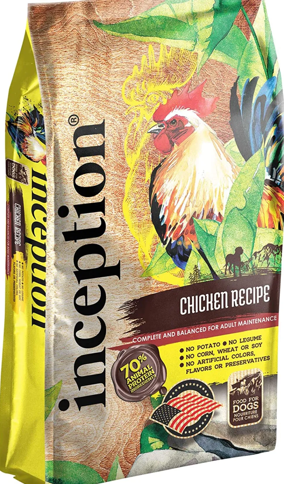 Pets Global Inception Dog Food Chicken Recipe Dry Dog Food - 4 lb Bag