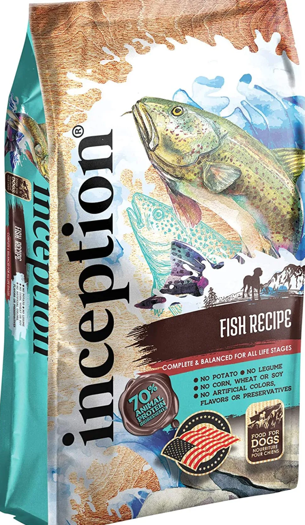 Pets Global Inception Dog Food Fish Recipe Dry Dog Food - 13.5 lb Bag