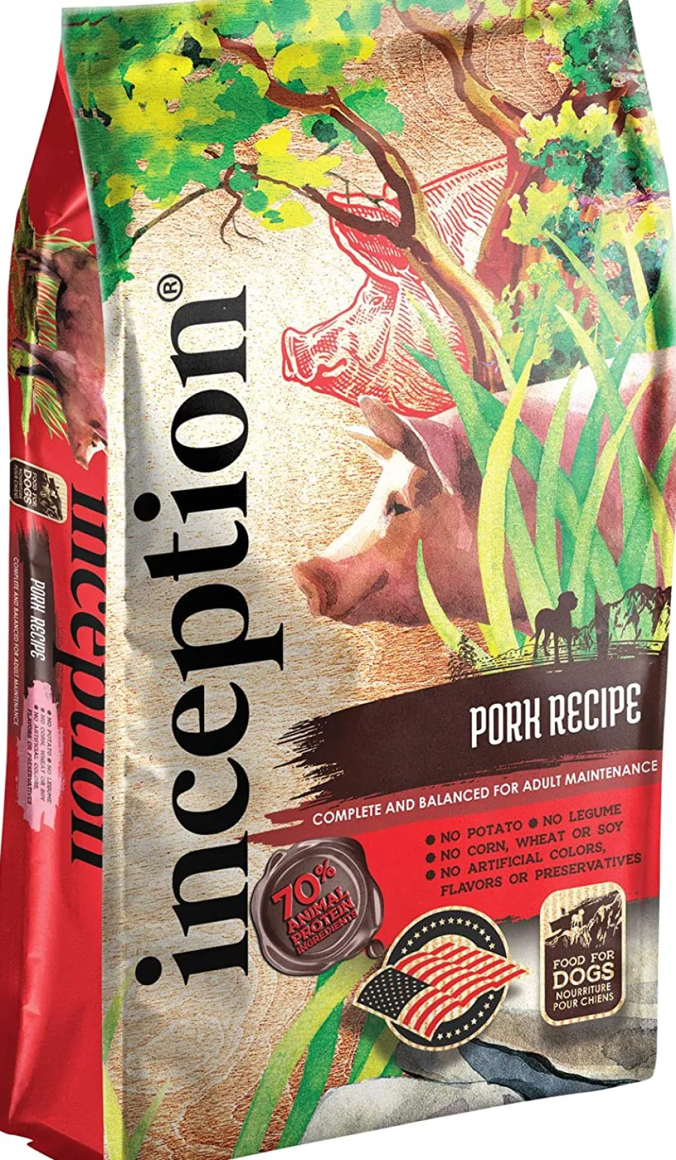 Pets Global Inception Dog Food Pork Recipe Dry Dog Food - 27 lb Bag