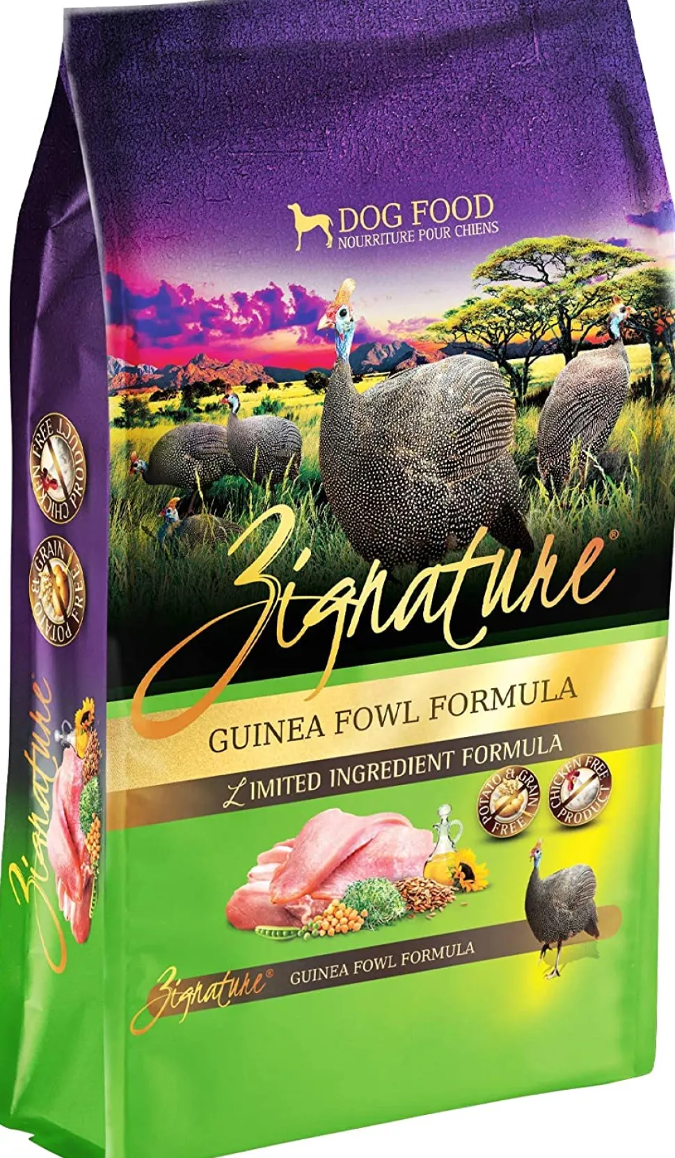 Pets Global Zignature Guinea Fowl Formula Dry Dog Food - 12.5 lb Bag