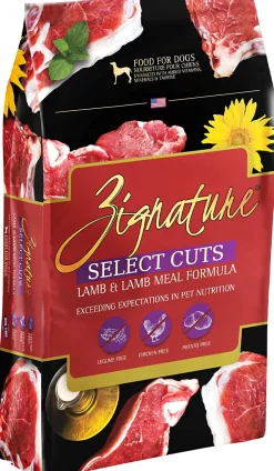 Pets Global Zignature Select Cuts Lamb Formula Dry Dog Food - 4 lb Bag