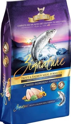 Pets Global Zignature Trout & Salmon Meal Formula Small Bites Dry Dog Food - 4 lb Bag