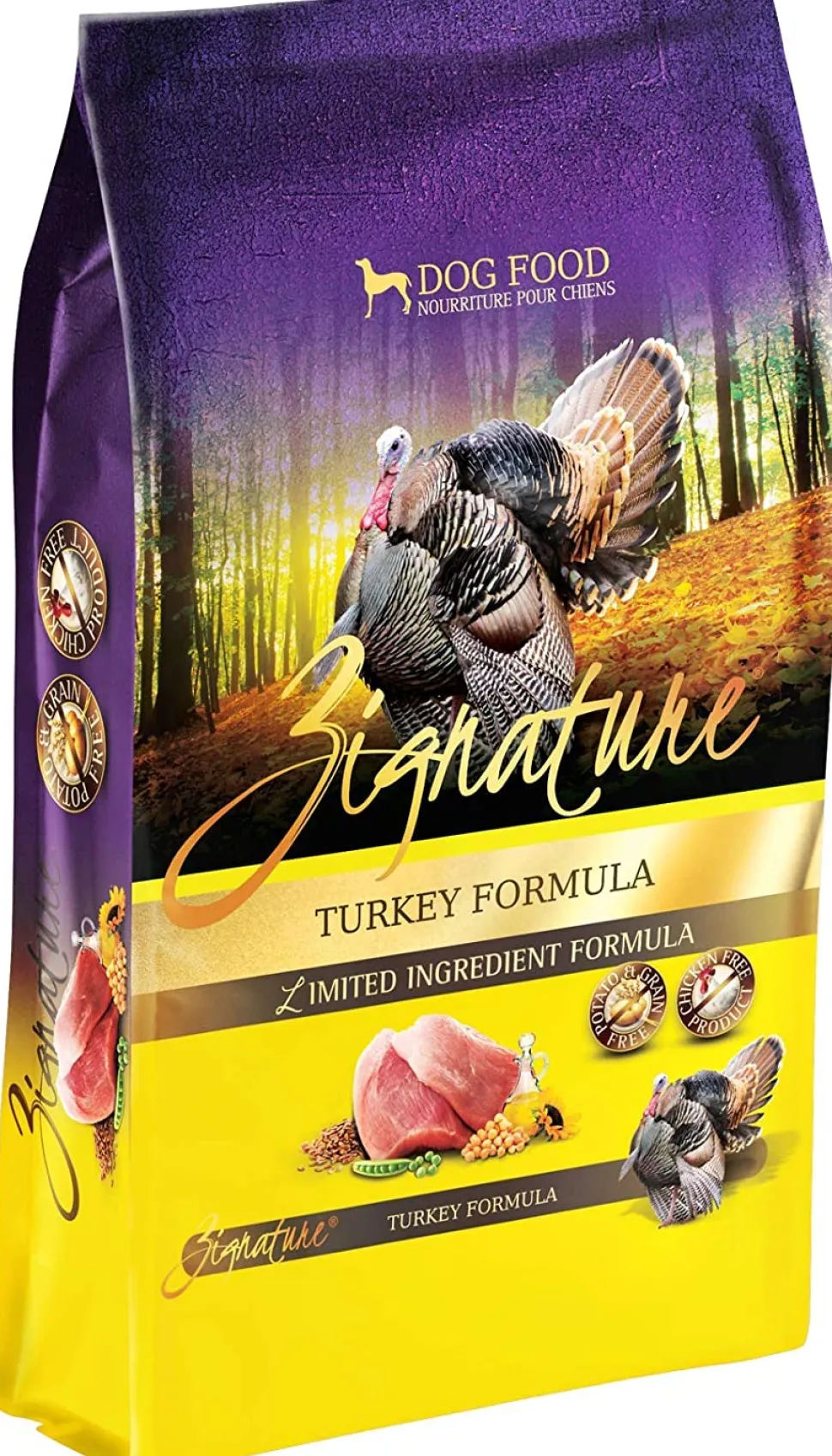 Pets Global Zignature Turkey Formula Dry Dog Food - 25 lb Bag