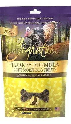 Pets Global Zignature Turkey Soft Moist Treats For Dog - 4 Oz