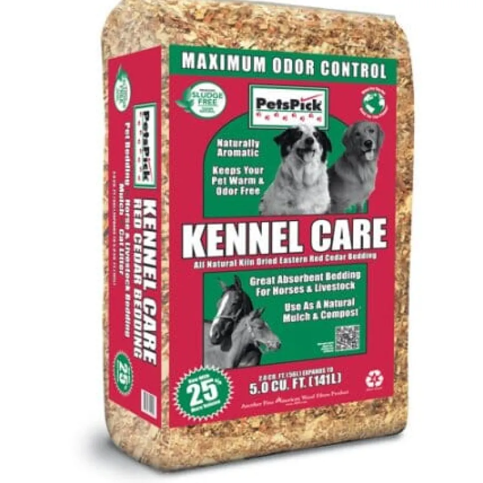 Pet's Pick Kiln Dried Red Cedar Bedding - Red Cedar - 141 L