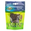 Petsafe Busy Buddy Natural Rawhide Rings Natural Dog Chews - Peanut Butter - Small - 16 Pack
