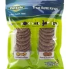 Petsafe Busy Buddy Natural Rawhide Rings Natural Dog Chews - Peanut Butter - Medium - 24 Pack