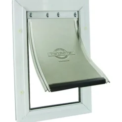 Petsafe Freedom Aluminum Pet Door - White - Medium