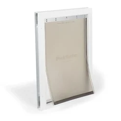 Petsafe Freedom Aluminum Pet Door - White - Large