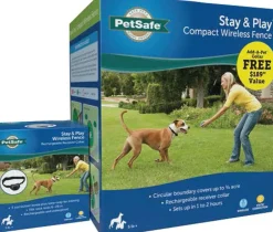 Petsafe Stay & Play Compact Wireless Fence Dog Fencing & Zone Controls - 3/4 Acre