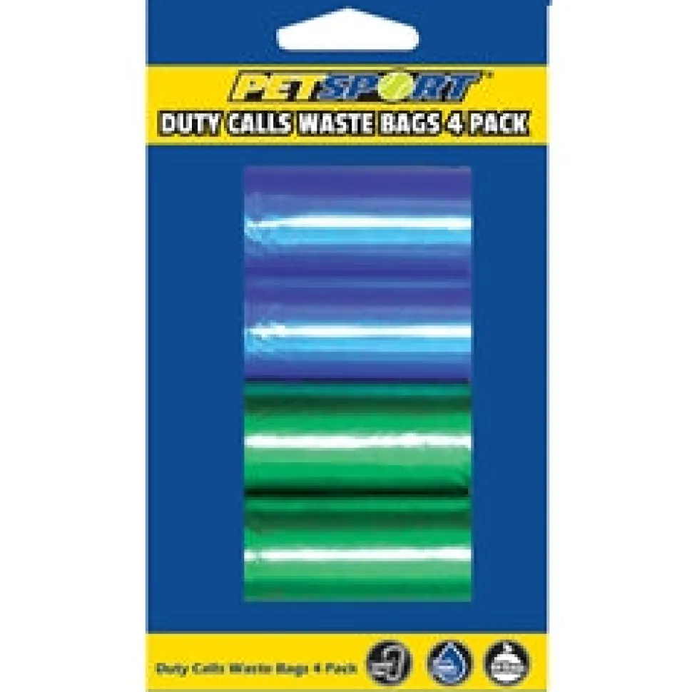 PetSport Duty Calls Waste Bag Refills - Assorted - 4 pk
