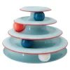 Petstages Chase Meowtain 4-Tiered Ball Roling Track Interactive Puzzle Cat Toy
